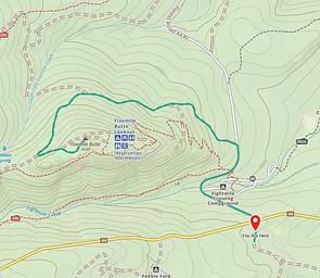 Winter access for Fivemile Lookout.