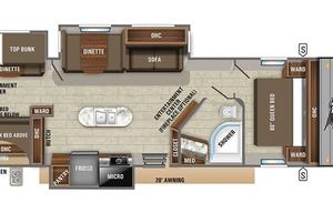 2021 Jayco Jay Flight with bunk room(Deliver only)