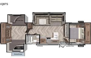 Forest River Salem Bunkhouse Travel Trailer