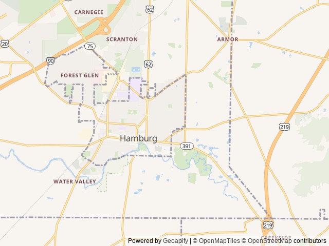 Map for 2022 Jayco Jay Flight SLX 8 264BH near Hamburg, NY
