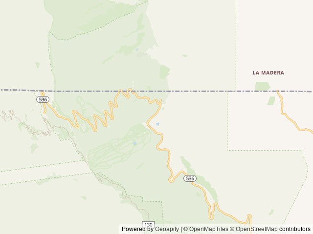 Map of Balsam Glade Picnic Site location at Tijeras, NM, United States