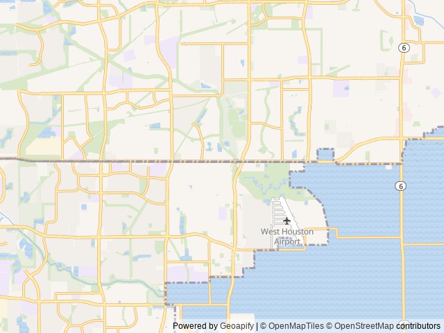 Map of Westlake RV Resort location at Magnolia, TX, United States