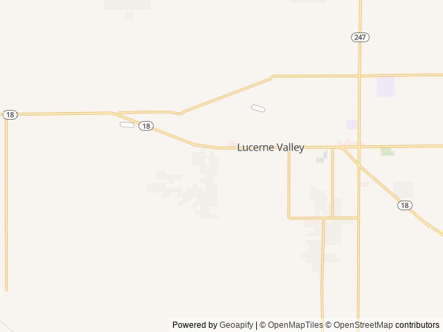 Map for 2021 Keystone RV Fuzion 419 near Lucerne Valley, CA