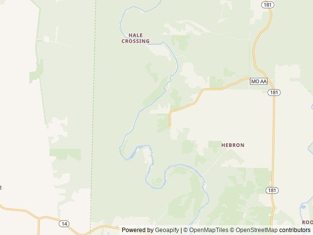 Map of North Fork River Ranch location at West Plains, MO, United States