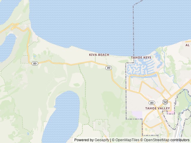 Map of Eagles Nest at Camp Richardson Resort location at South Lake Tahoe, CA, United States