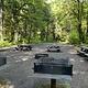 Group area with picnic tables and grills