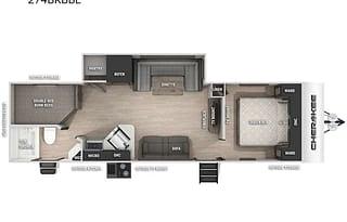 2022 Forest River RV Cherokee Black Label 274BRBBL