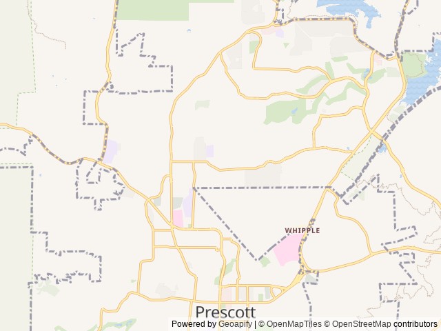 Map for Ponderosa Retreat: 2024 Transcend Xplor BunkHouse near Prescott, AZ