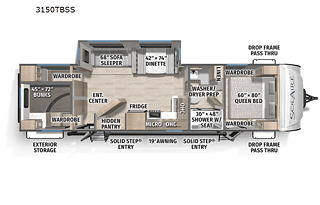 Solaire BRAND New 3 bedroom HIDDEN PANTRY Sleeps8