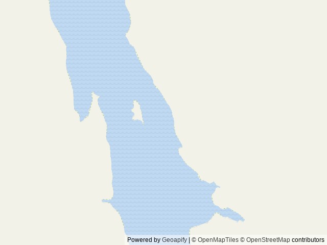 Map of Portage Bay Cabin location at Petersburg, AK, United States