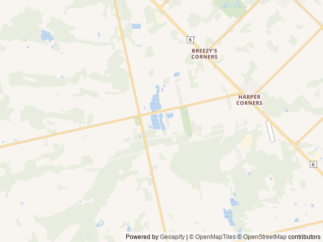 Map of Bloom Resorts Flamborough location at Millgrove, ON, Canada