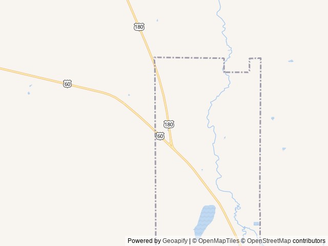 Map of Springerville RV Park location at Springerville, AZ, United States