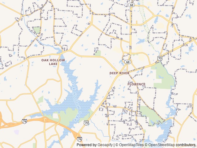 Map for 2019 escape fiberglass 5.0 TA near High Point, NC