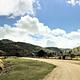 Gravel road leading to the Dog Canyon RV campsites