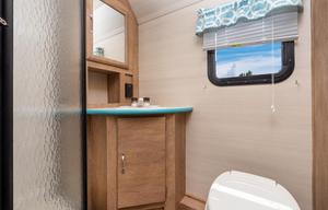 Modern 50s Style Travel Trailer with Outdoor TV!