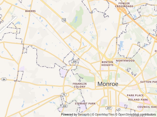 Map for 2024 Coleman Lantern LT 264RL near Monroe, SC