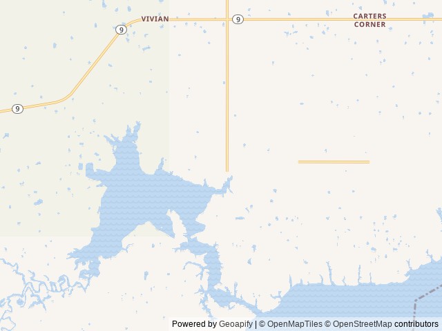 Map of Mill Creek (OK) location at Eufaula, OK, United States