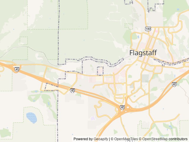 Map for 1997 Jayco Designer 35RLSA near Flagstaff, AZ