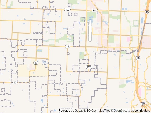 Map for Luxury Mercedes easy park/drive, seats 8, sleeps 2 near Bentonville, MO