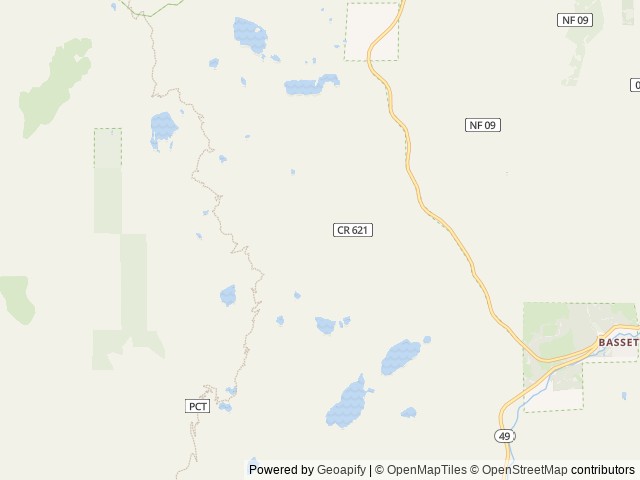 Map of Diablo location at Nevada City, CA, United States