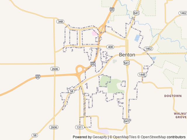 Map for Gorgeously remodeled 2019 Aspen Trail Camper near Benton, TN