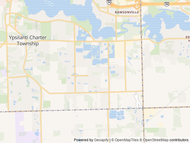 Map of Detroit / Ann Arbor KOA Holiday location at Ypsilanti, MI, United States