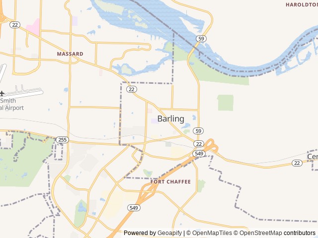 Map for Knox’s Nook (Delivery Only) near Barling, OK