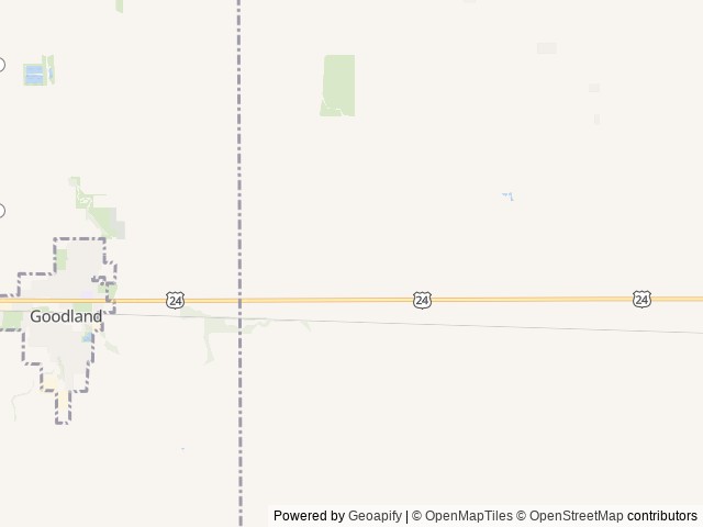 Map for CJ's Family Truckster Trailer near Goodland, IL