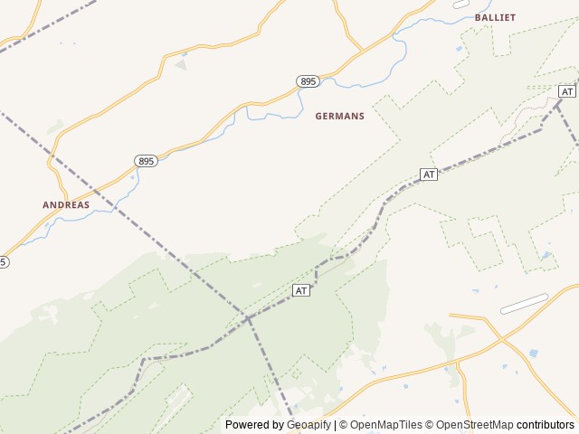 Map of StonyBrook RV Resort location at Lehighton, PA, United States