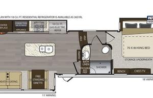 2018 Keystone RV Alpine 3650RL