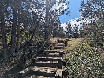 Trails from the campground