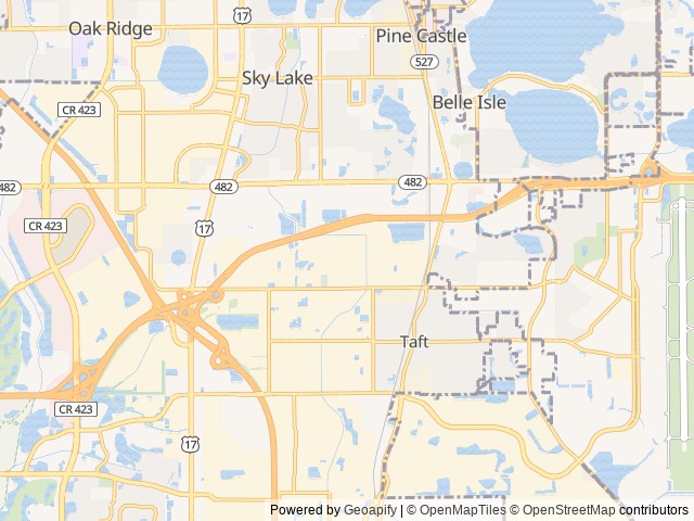 Map for 2022 Coachmen RV Catalina Summit Series 7 184BHS near Orlando, FL