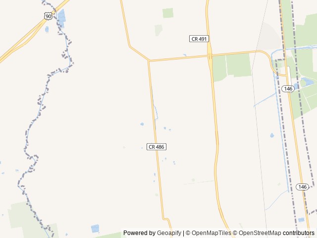 Map of Paradise Acres RV Resort location at Dayton, TX, United States