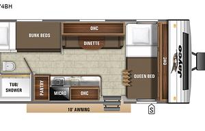 2019 Jayco Jay Flight SLX 7 174BH