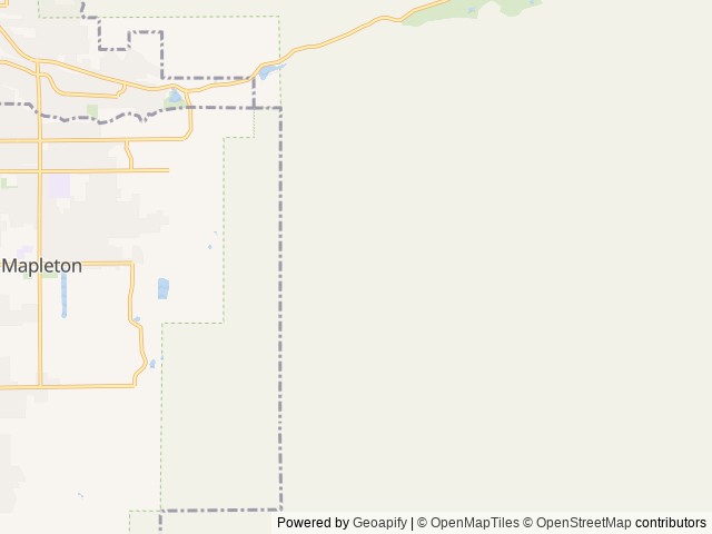 Map of Whiting location at Maleton, UT, United States