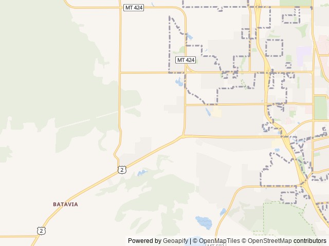 Map for Fully Stocked Family RV|Pet Friendly|Near Glacier near Kalispell, MT