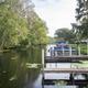 Docks at Holiday RV Park in Leesburg, Florida along the Harris Chain of Lakes.