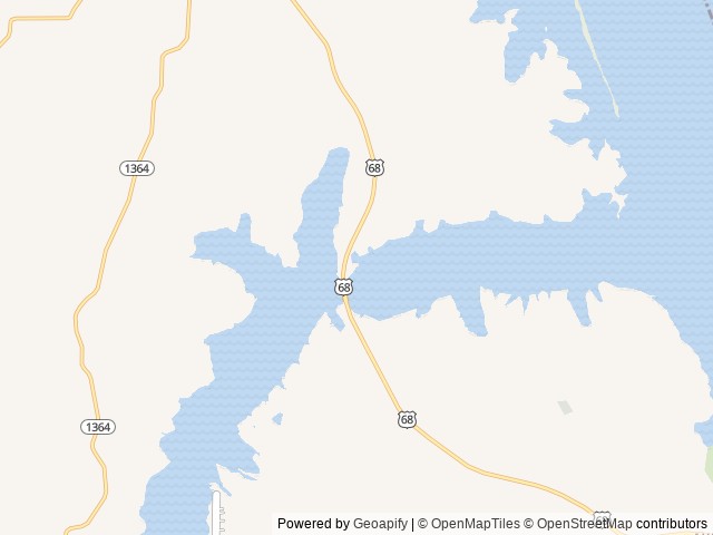 Map of Lakeside Campground, Marina, and Boat Storage location at Benton, KY, United States