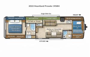 2022 Prowler 315BH RV rental photo 2