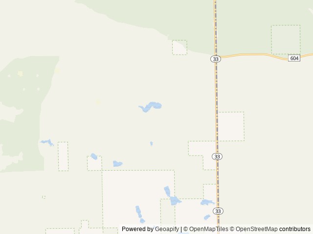 Map of Wagner Lake (MI) location at Mio, MI, United States
