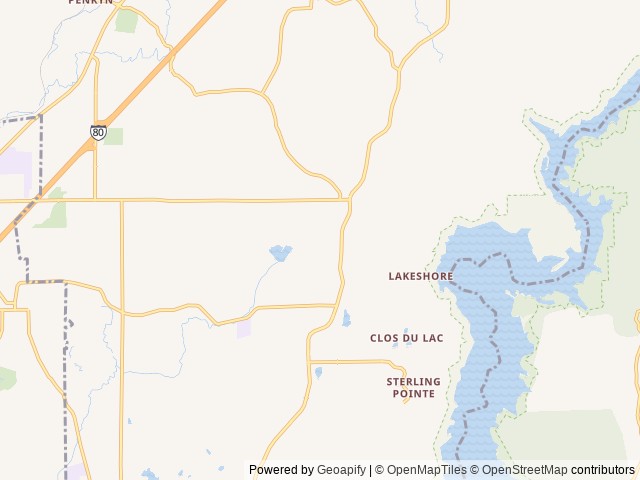 Map for Family & Fido-friendly Travel Trailer Rental near Loomis, CA