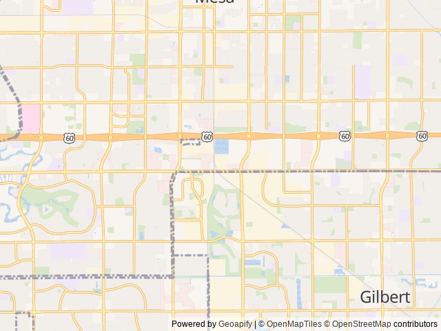 Map for A La Vie (To Life) RV Rental near Gilbert, AZ