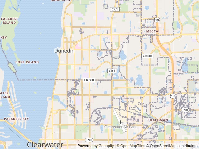 Map for 2023 | Class B Winnebago Van | Sleeps 4 near Dunedin, FL