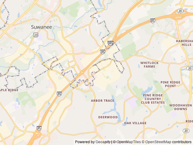 Map for All-Inclusive Luxury Glamping Suite on Wheels near Suwanee, GA