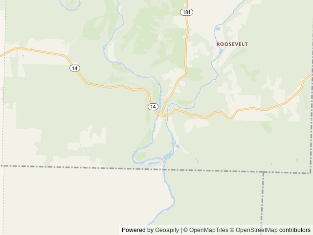 Map of Twin Bridges Resort location at West Plains, MO, United States