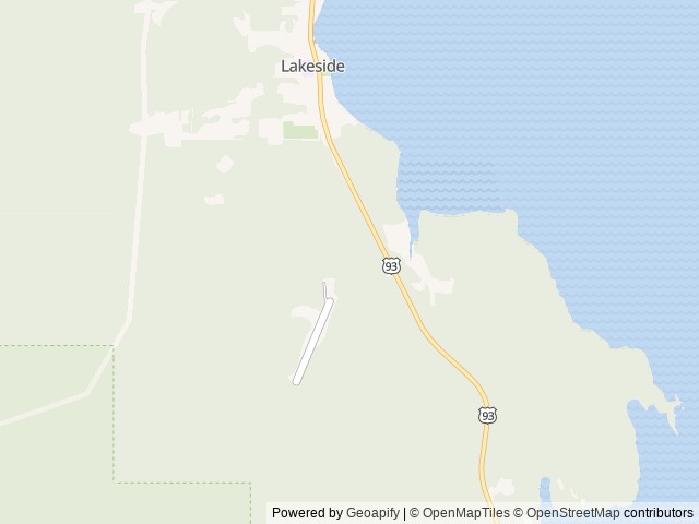 Map for 1999 Chevy Express Van Van Craft near Lakeside, MT