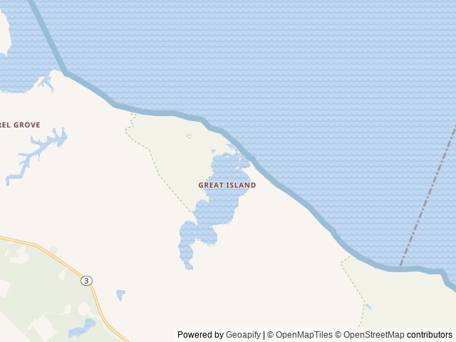 Map of George Washington Birthplace National Monument Picnic Pavilion location at Colonial Beach, VA, United States