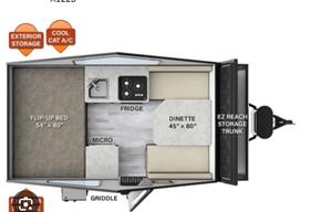 2023 Forest River Rockwood Hard Side Series A122s