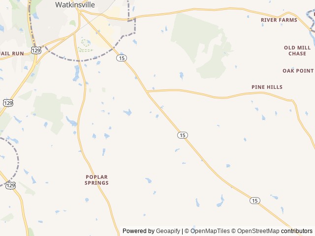Map for 2021 KZ Sportsmen SE 301BHSE near Watkinsville, GA