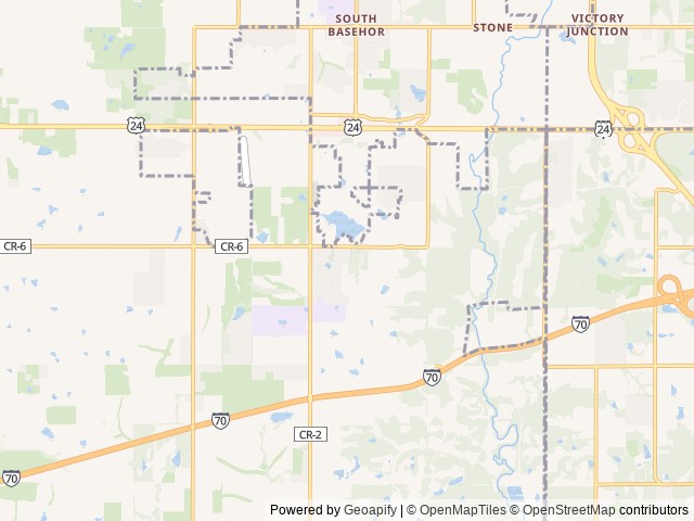 Map for The Adventure Queen, Bunkhouse- Sleeps 6-8 near Bonner Springs, MO